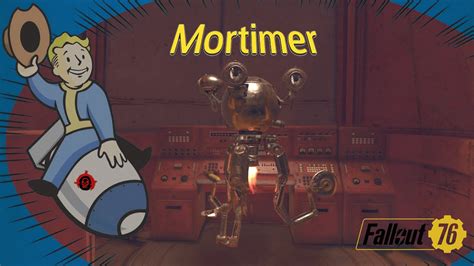 fallout 76 mortimer not there|More.